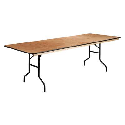 Folding Table,Rectangle,Wood,