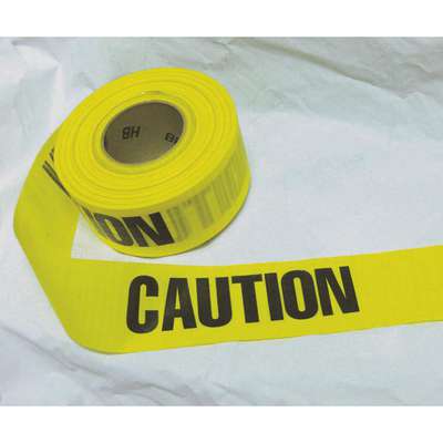 Barricade Tape,Yellow/Black,