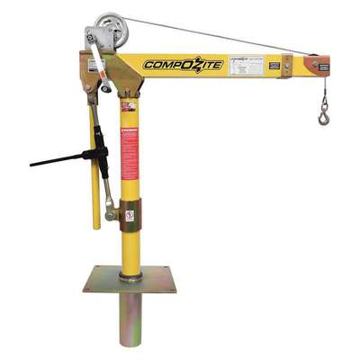 Davit Crane Kit,1200 Lb.,95"