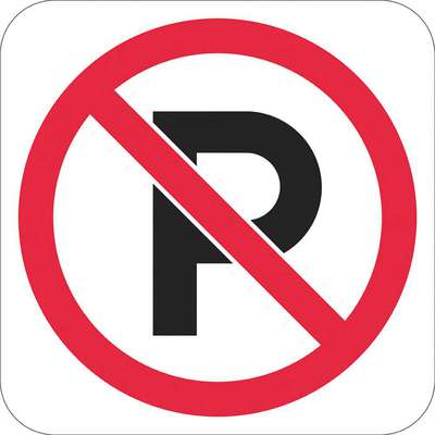 No Parking Sign,12"H,12"W,