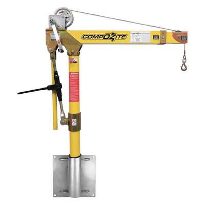 Davit Crane Kit,1200 Lb.,95"