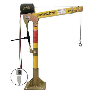 Davit Crane Kit,1200 Lb.,95"