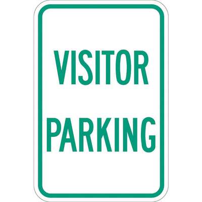 Parking Sign,18"H,12"W,Aluminum