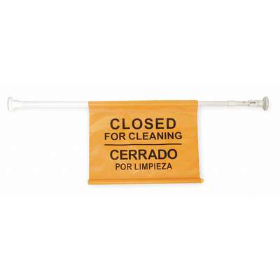 Door Barricade Sign,Bilingual,