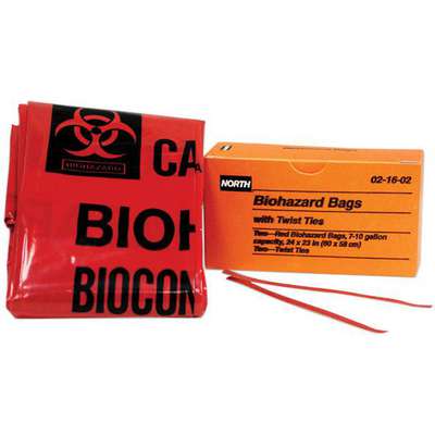 Red Bio Hazard Waste Bags