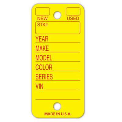 Poly Tag-250YE Yellow