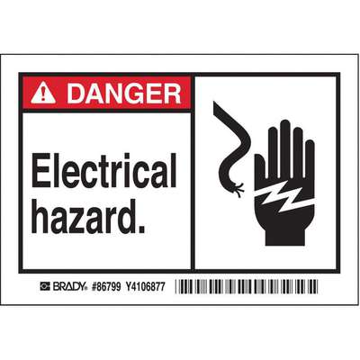 Machine/Equipment Label,