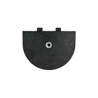 Alley Bump Endcap,Black,9" L x