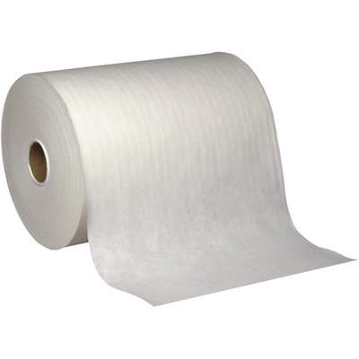 Shop Towel Roll,Airlaid,White,