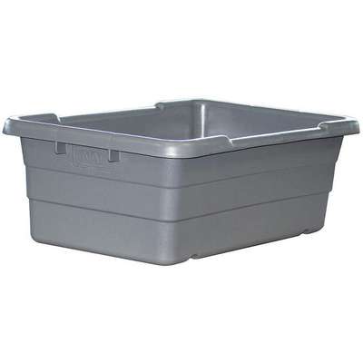 Bin,Gray,8-1/2 In. H,25 In. L,