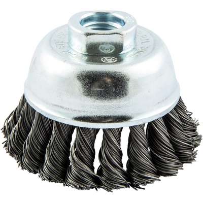 Knot Cup Brush 3", 0.020" Wire