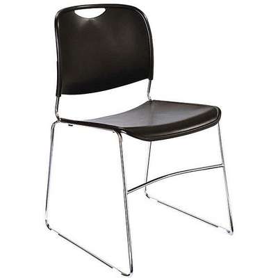 Stacking Chair, Poly, Navy