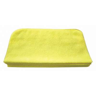 Microfiber Towel,Yellow,16 x