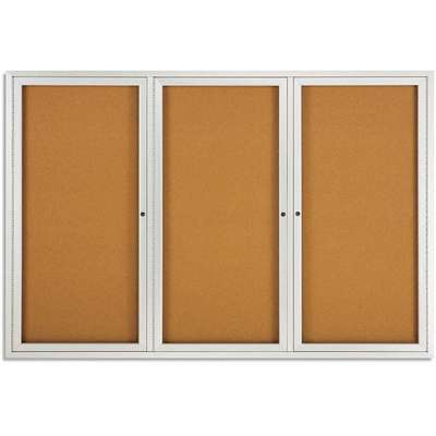 Enclosed Bulletin Board,48" x