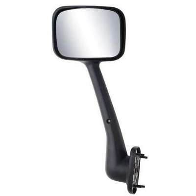 Hood Mirror Blk W/ Chrome Left