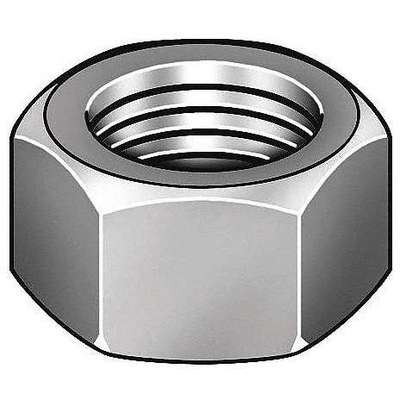 Hex Nut,Grade 2,3/8-16,PK50