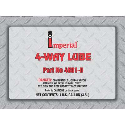 4 Way Lube Label Only