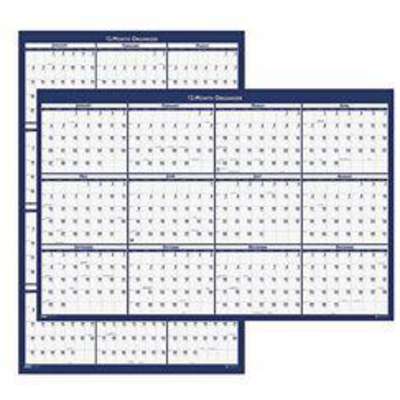 Wall Calendar,Reverse/Erase,