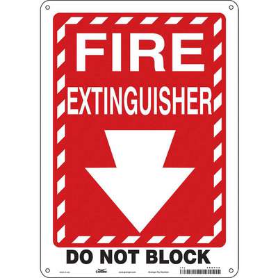 Safety Sign,10" W,14" H,0.055"