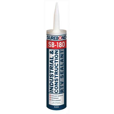 RTV Silicone Sealant,Black,10.