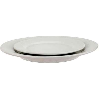 Plate,10-1/4 In.,Bright White,