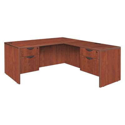 L-Shape Desk,Overall 66" W,