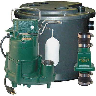 Drain Pump System,1/2 Hp,115 V,