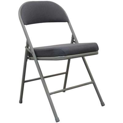 Padded Folding Chair,Gray,300