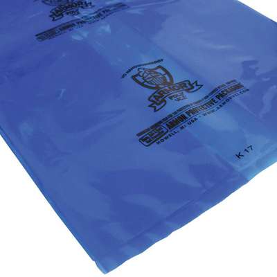 Open Poly Bag,Blue,68" D,45" W,