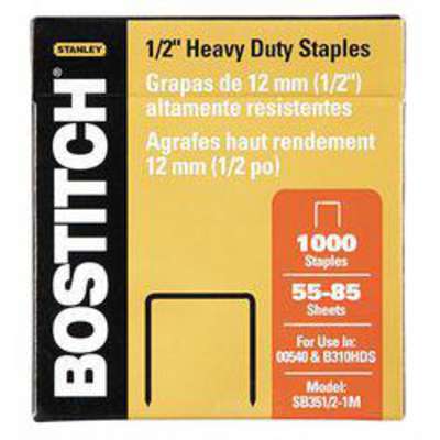 Staples,Heavy Duty,1/2 In. Leg,