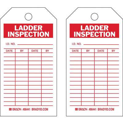 Inspection Tag Ladder 10/Pack