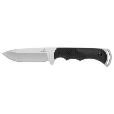 Fixed Blade Knife,4" L,Black,