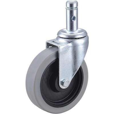 Swivel Stem Caster,Tpr,5 In.,