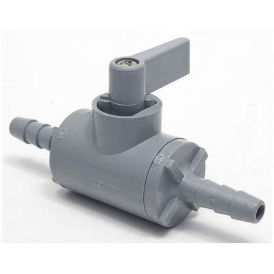 PVC Ball Valve,Inline,Barb x