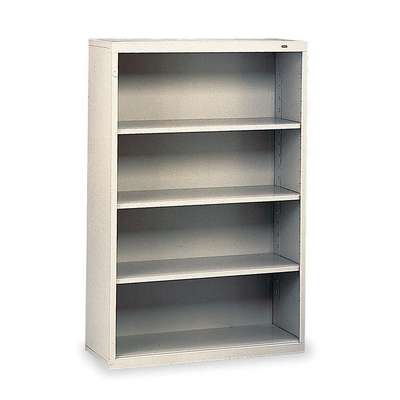 Welded Steel Bookcase,52in,4