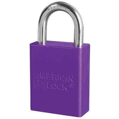 Safety Padlock Purple