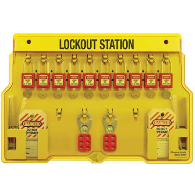 Xenoy 10 Padlock Lockout Stati