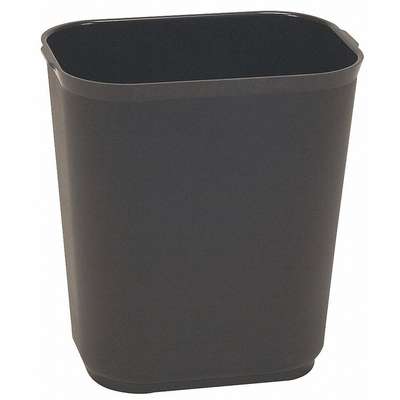 Wastebasket,Black,14 Qt