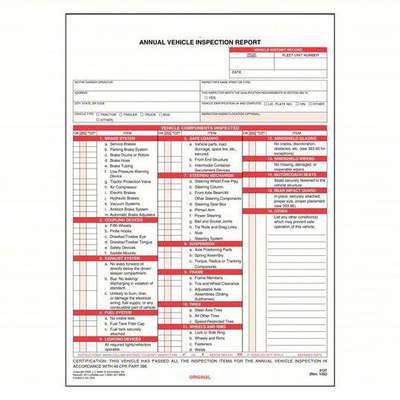 Vehicle Inspection Report,PK10