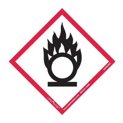 Ghs Flame Over Circle Label,