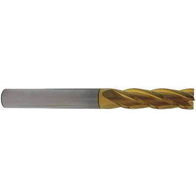 End Mill, 1/4" Dia, 1-1/8" Cut,