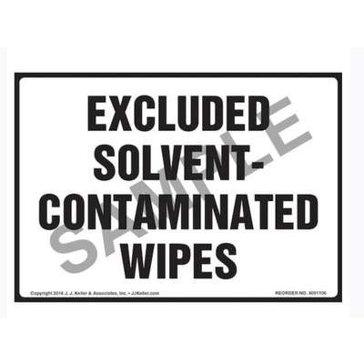 Excluded Solvent Contam Label