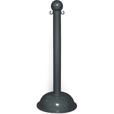 Stanchion,Hvy Duty,Black,3 x