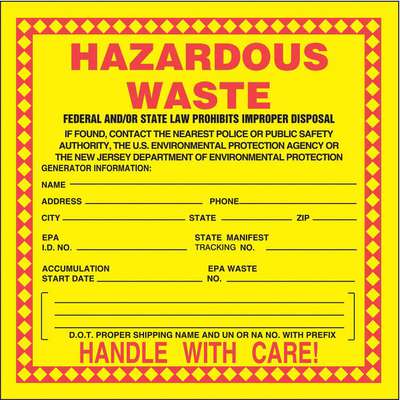 New Jersey Hazardous Waste