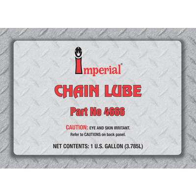 Chain Lube Label Only