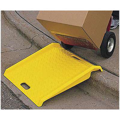 Curb Ramp,Polyethylene,1000 Lb.