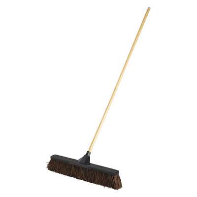 Push Broom,3" L Trim,Brown