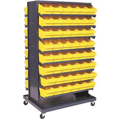 Pick Rack,Dbl Sided,Mobile,