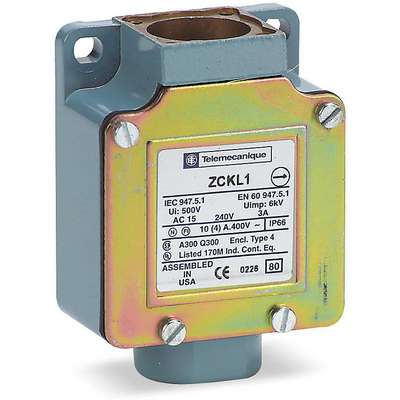 Limit Switch Body,1NO, 1NC,10A