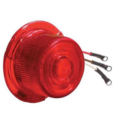 LED Deep Lens Insert Red